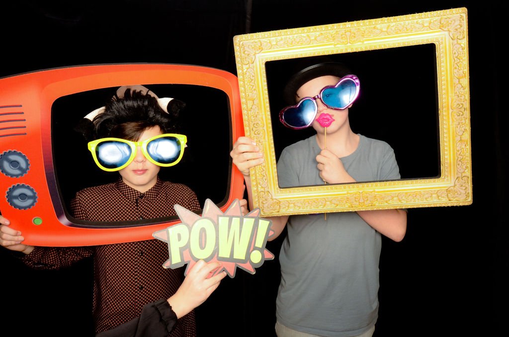 Glitz n Glamour Photo Booth Hire - Black Velvet